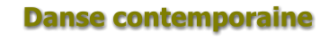 Danse contemporaine
