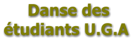 Danse des étudiants U.G.A